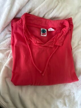 WEK Made In USA - Vintage coral Pullover